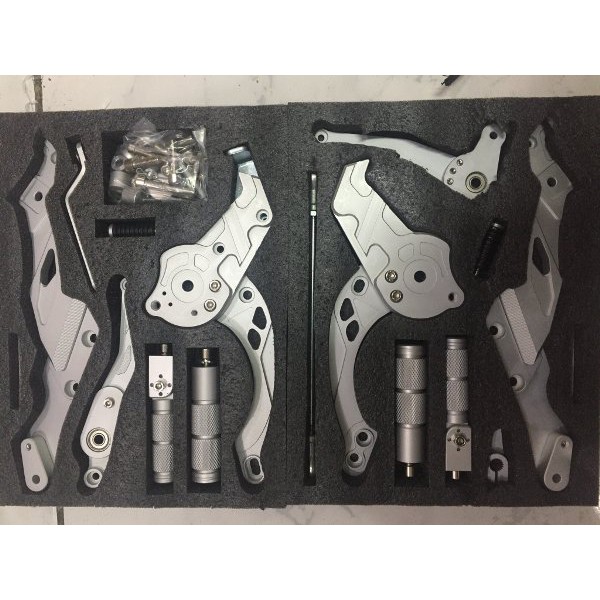 KERENNN Footstep Underbone Berlin Satria FU Injeksi Silver