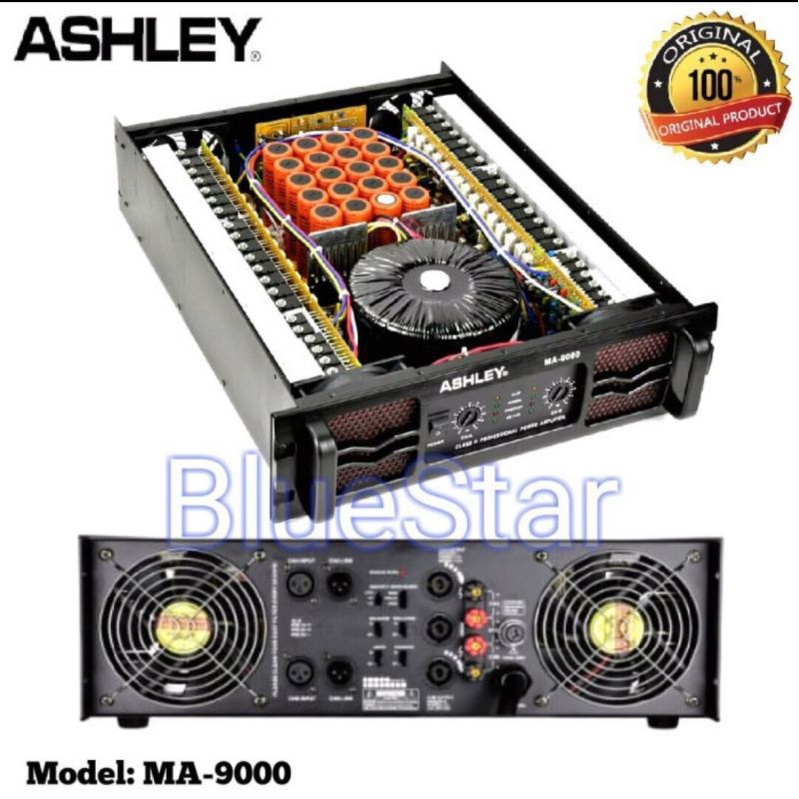 Power Ashley MA 9000 Amplifier Ashley MA9000 Original Ashley
