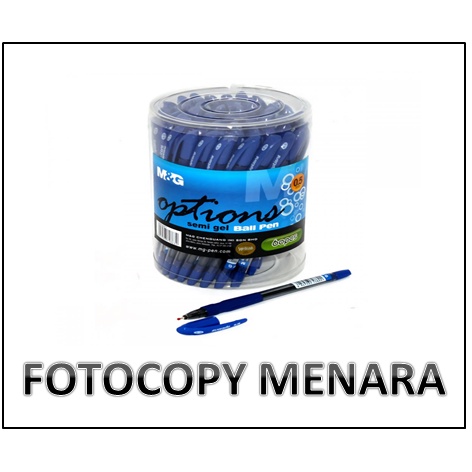 

Pulpen Biru Semi Gel Super Smooth Blue 0.5mm