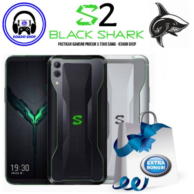 BLACK SHARK 2 8/128GB (8GB RAM, 128GB ROM), Black, Silver