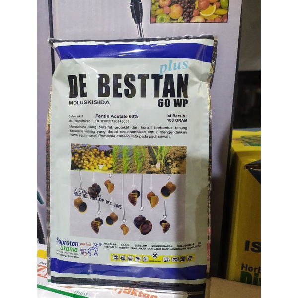Obat keong sawah racun keong sawah DE BESTAN debestan de besttan obat kol sawah fentin asetat