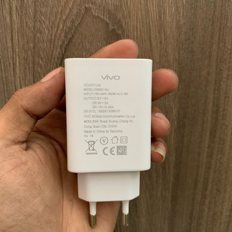 Charger vivo micro original 100% fast charging 9v 2a charger vivo v11 v9 v7 v5 v5max v3max y95 y91 y71