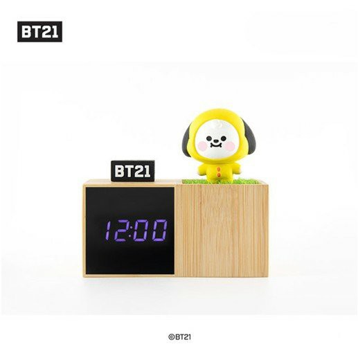 BT21 CHIMMY BABY LED DIGITAL DESK CLOCK