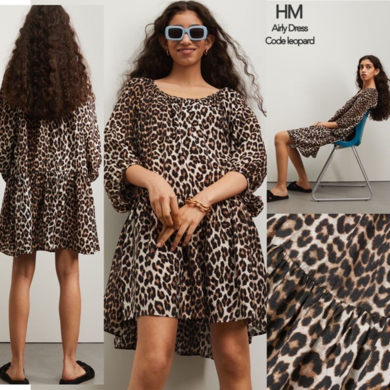 HM Leopard Wide Dress