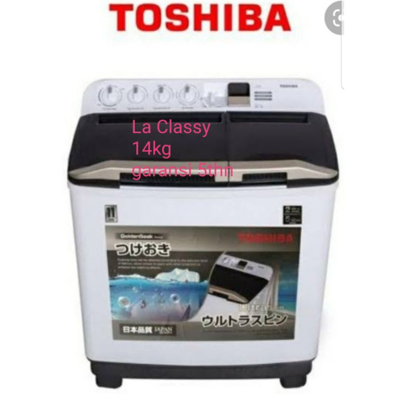 mesin cuci toshiba 140 wn 14kg 2 tabung