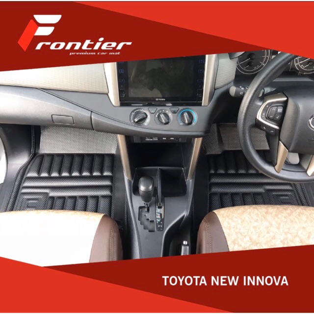 TermurahKarpet Frontier Premium Black Xpander,Rush,Pajero,inova dll 3 Baris