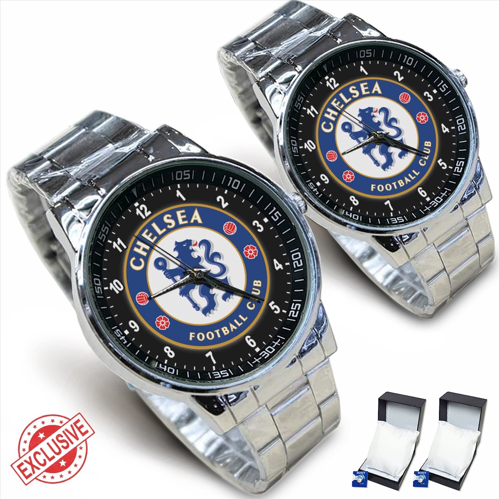 Jam Tangan Rantai Couple CHELSEA FC - 4 (Special)