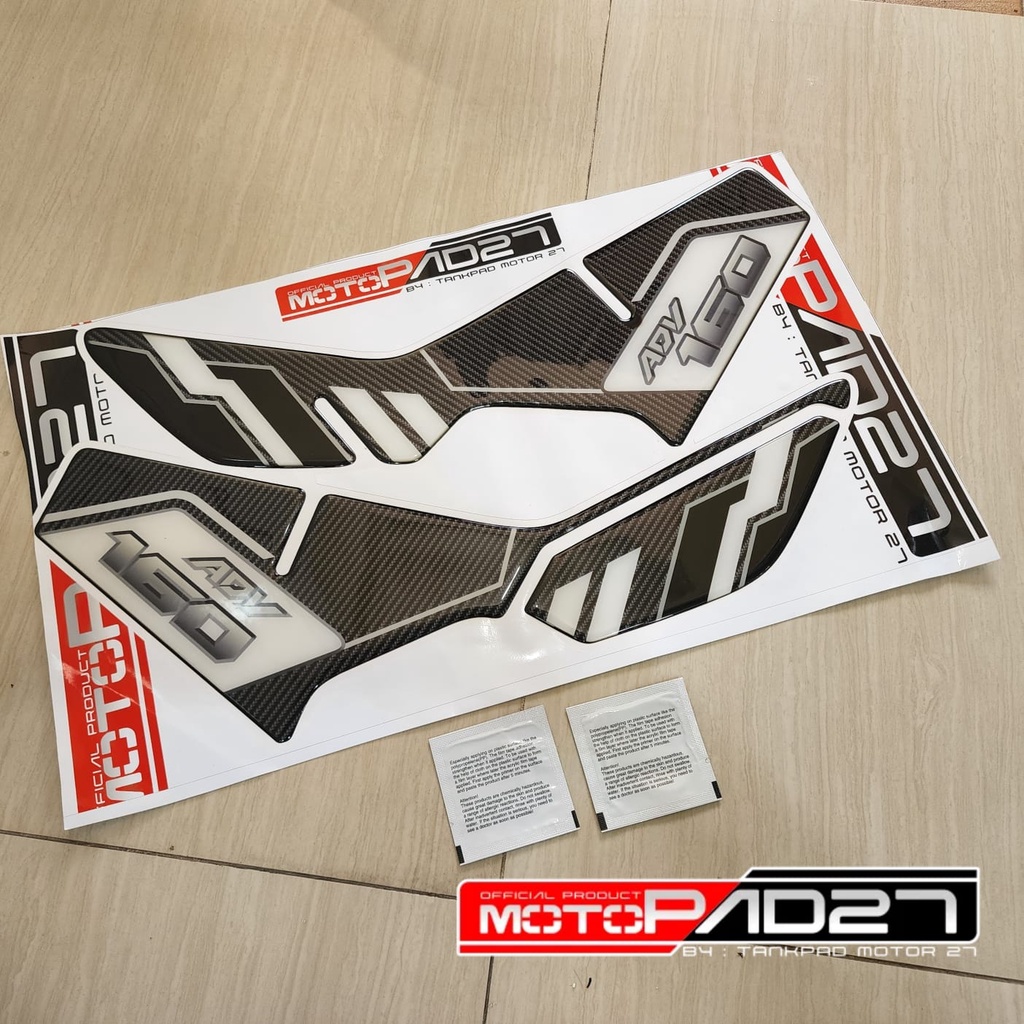 stiker sidepad honda ADV 160 resin premium