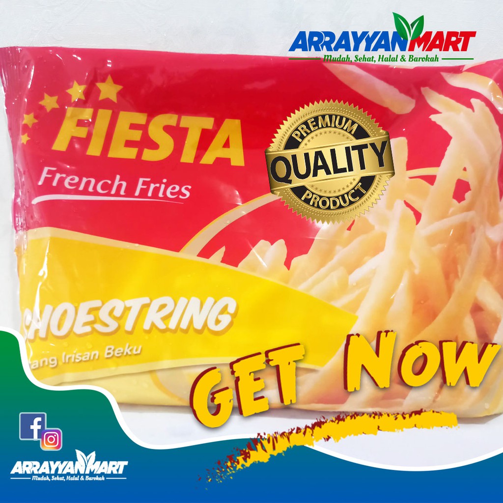 

FIESTA French Fries Shoestring 500 gr / Kentang Goreng