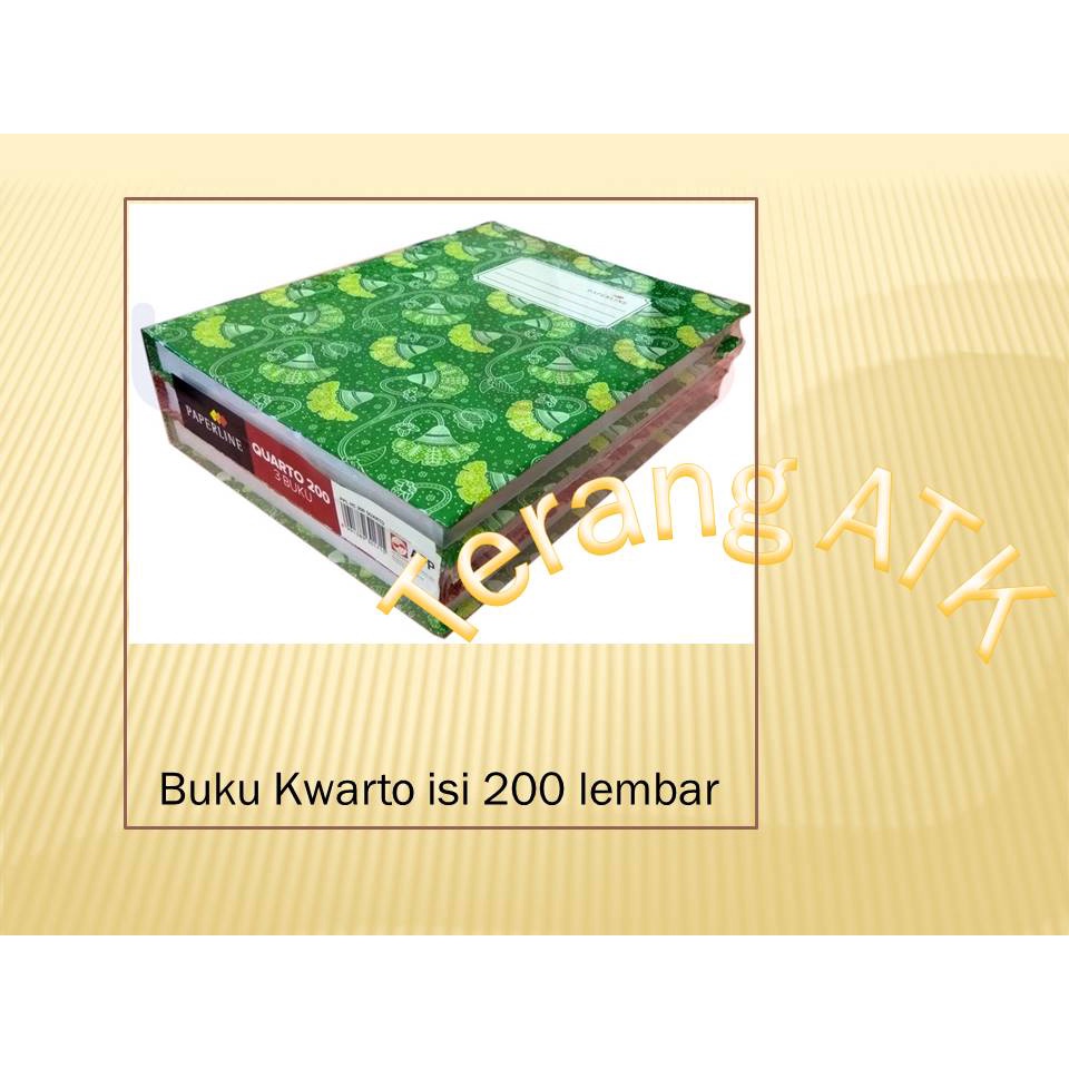 

Buku Kwarto Merek Paperline Isi 200 Lembar