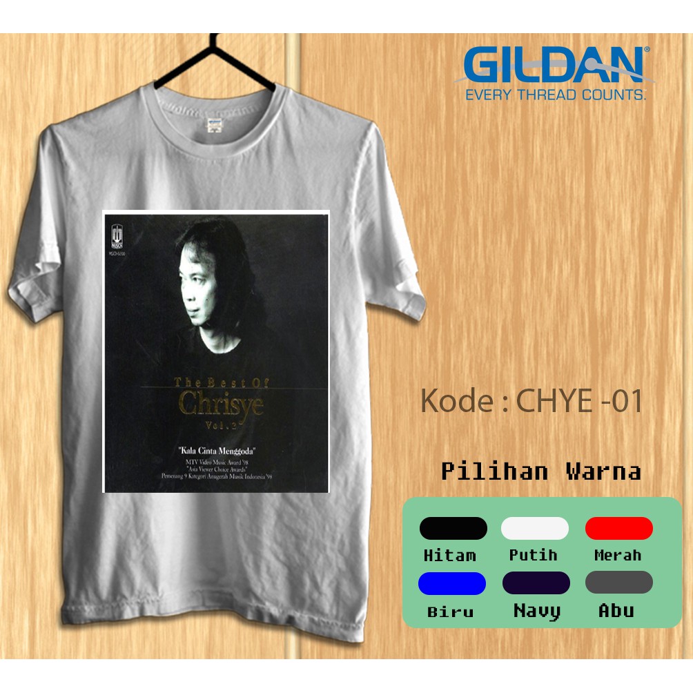 Kaos Gildan Softstyle The Best of Chrisye Kala cinta menggoda artis indonesia