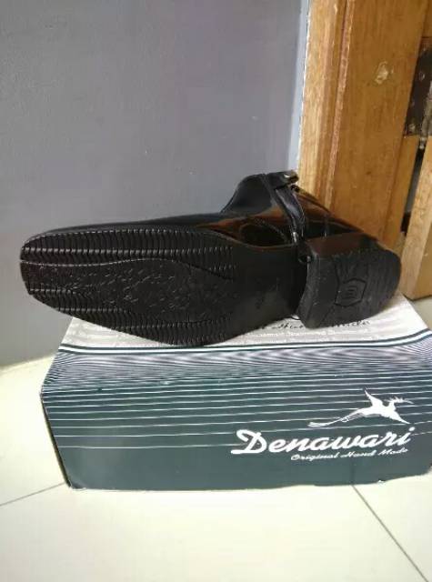 SEPATU POLKI PDH DINAS KULIT KILAP DENAWARI