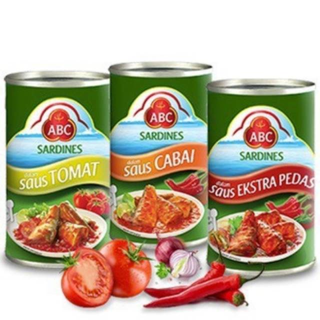 

ABC SARDINES DALAM Kaleng 155GR