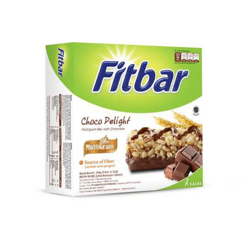 

Fitbar multigrain choco delight 5X22gr | sereal bar