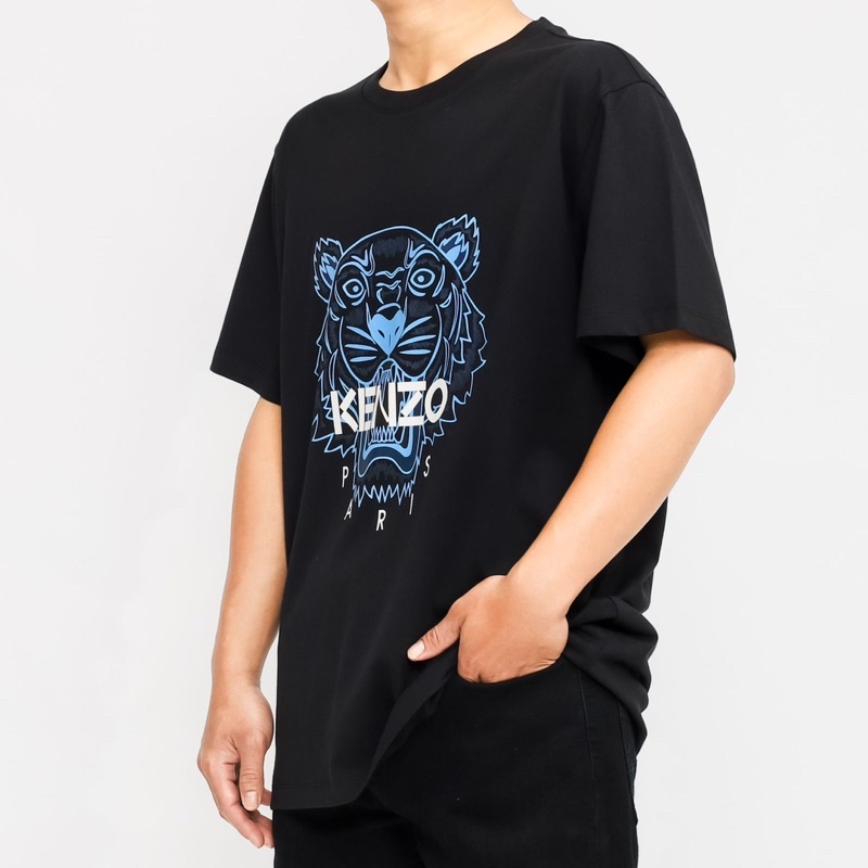 Ken. Tiger Tshirt Black Blue