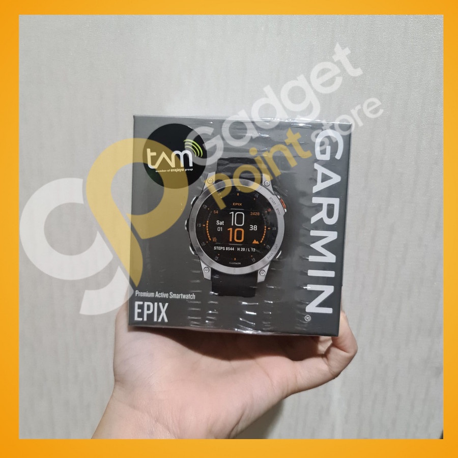 Garmin Epix 2 | Epix Gen 2 | epix™ (Gen 2) Slate Steel - Garandi Resmi TAM 2 Tahun