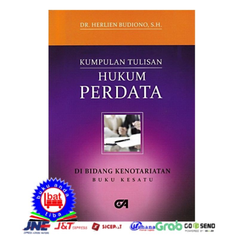 BUKU BUKU HUKUM PERDATA BIDANG KENOTARIATAN - Dr. Herlien Budiono SH