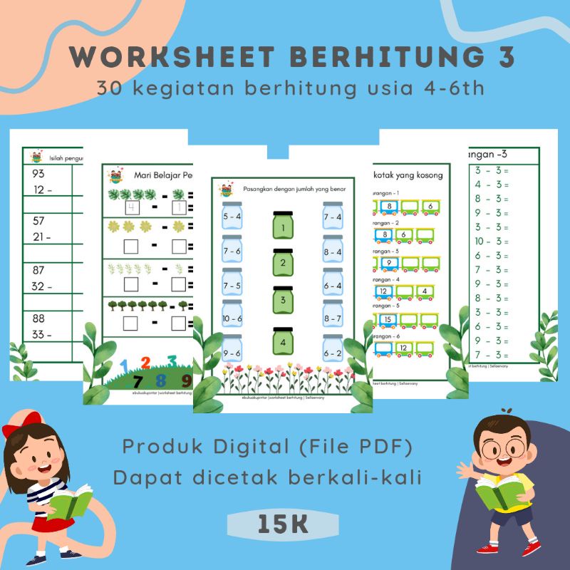 

Worksheet berhitung 3