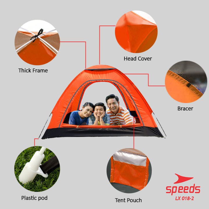 Camping Tent Tenda Camping Tenda Otomatis Outdoor & Indoor Tenda Gunung 0182