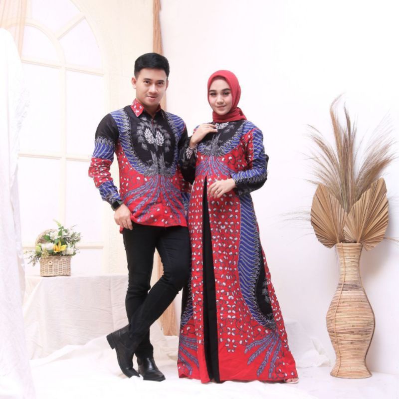 Couple gamis kombinasi 2582