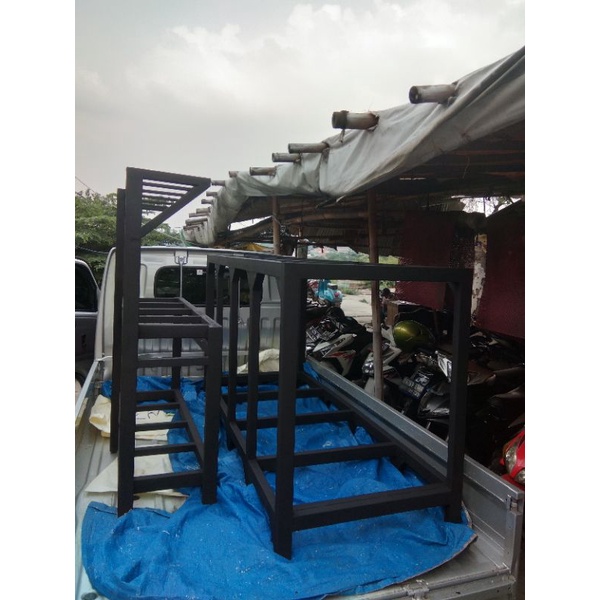 rak aquarium 200x50x100 hollow 4x6 (besi holow 6cm)