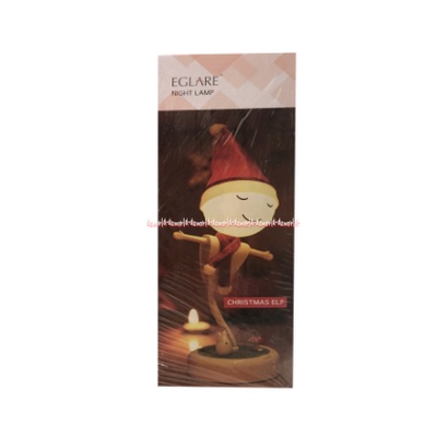 Eglare Night Lamp Lampu Tidur Christmas Elf Patung Natal Nightlamp Christmast