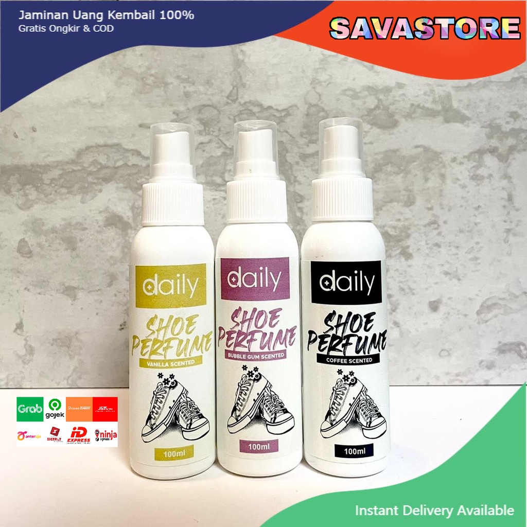 PARFUM SEPATU  - DAILY SHOE PERFUME DEODORAN SPRAY SEPATU ANTI BAKTERI ANTI BAU APEK - AMPUH MENGHILANGKAN BAU SEPATU