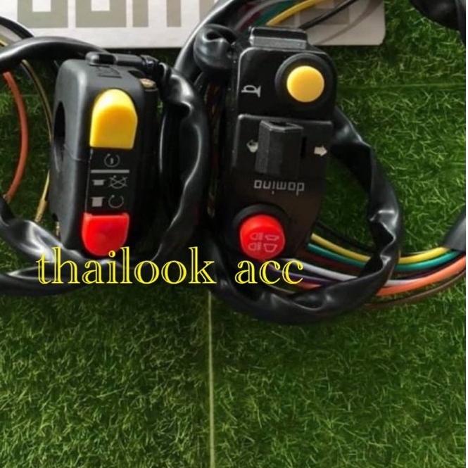 ➳ Saklar set Domino kiri kanan sonic150 ninja150 vixion Cb150 Tiger Satria fu Scorpio Aerox155 Rxk R