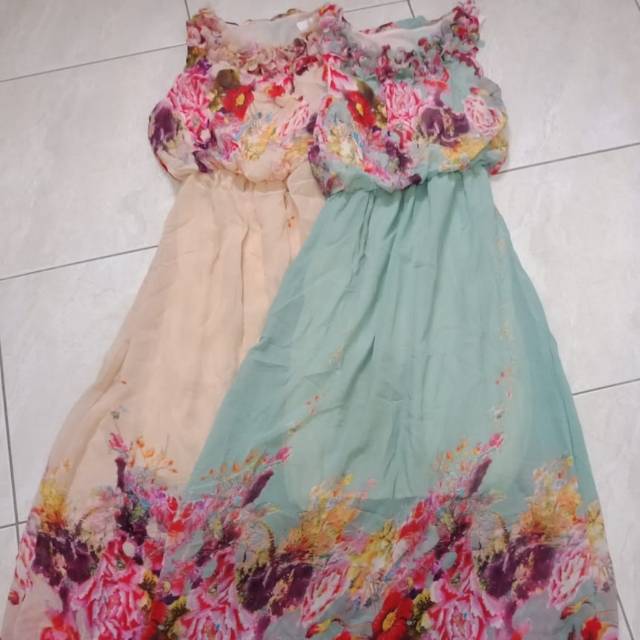 Longdress Dress Panjang Import Thailand