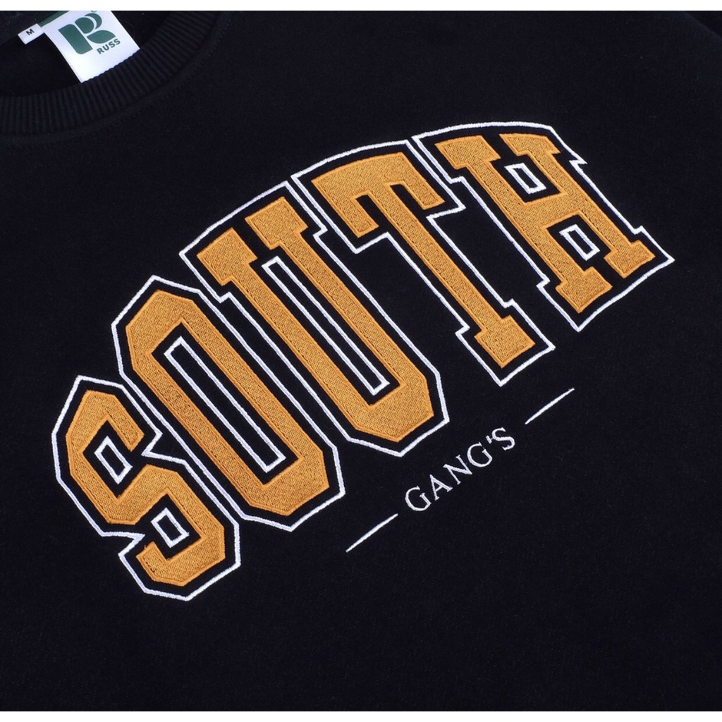 SWEATER RUSS CREWNECK SOUTH GANG’S FULLTAG&amp;FULLBORDIR ORIGINAL PREMIUM QULITY