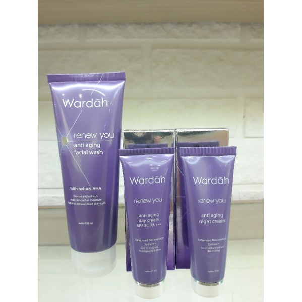Wardah Paket Lengkap Wardah Renew You Anti Aging Kecil Isi 3 Items