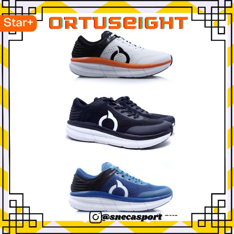 SEPATU RUNNING ORTUSEIGHT HYPERGLIDE NAVY WHITE ORIGINAL