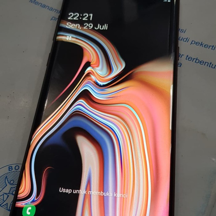 [ Hp / Handphone ] Samsung Note 9 Sein Second Mulus. Ram 6Gb Rom128. Bekas / Second / Seken / 2Nd