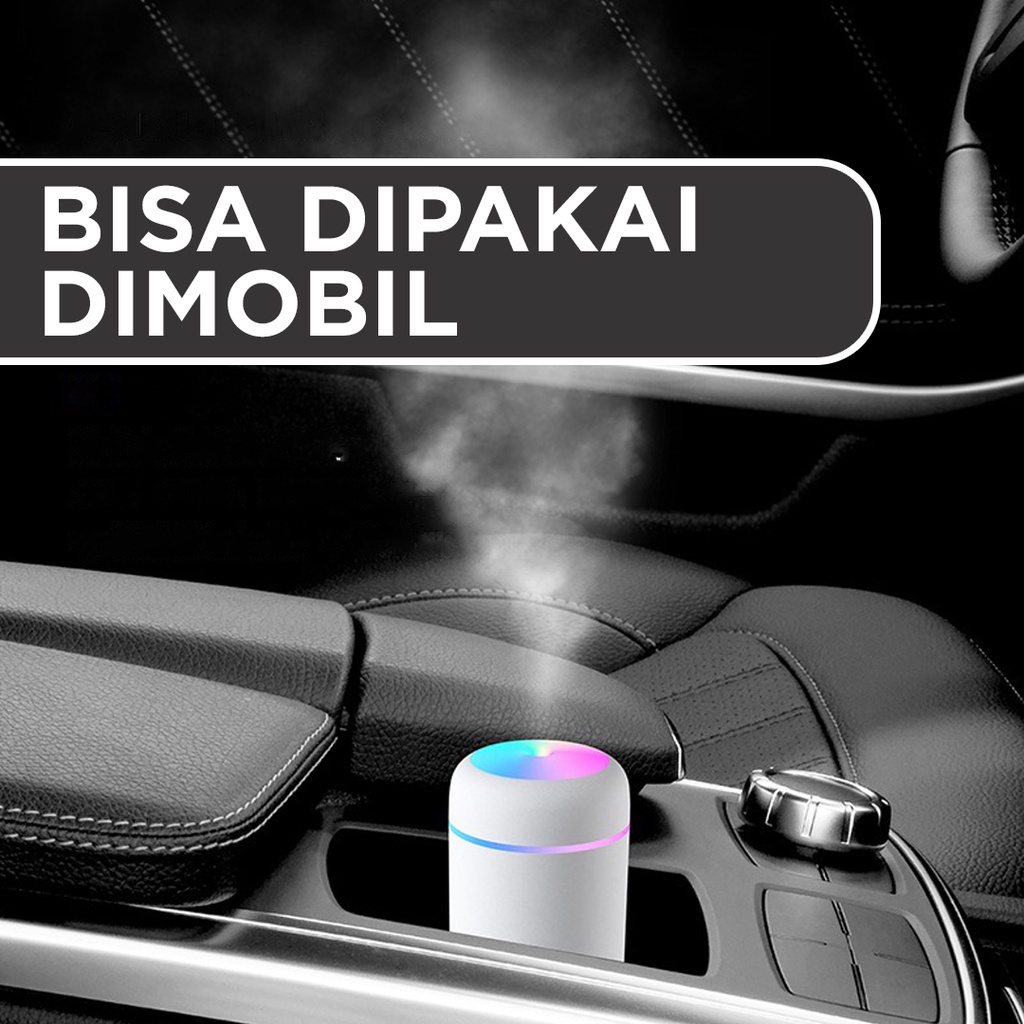 Humidifier 300ML Aromatherapy Purifier Diffuser Portable Mini USB Aroma Warna-warni Diffuser