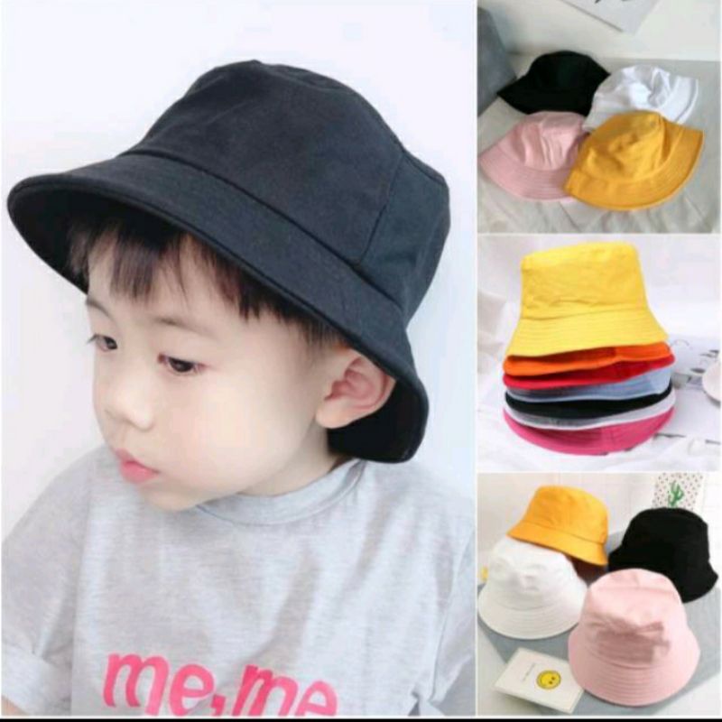 topi bucket polos_topi bucket anak