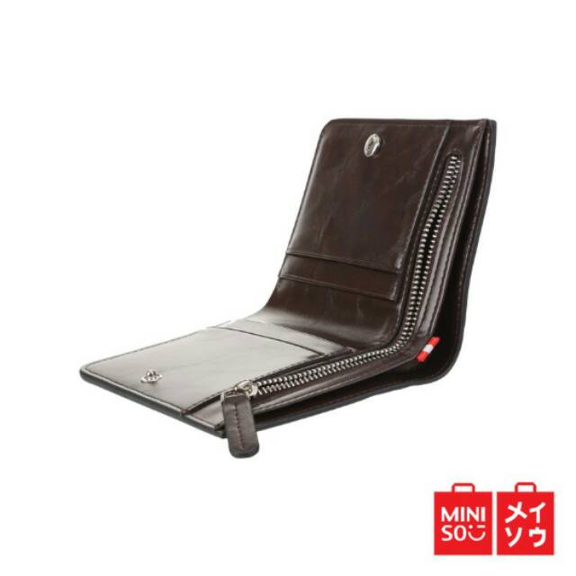 Miniso Official Fashion Ultrathin Vertical Men's Wallet