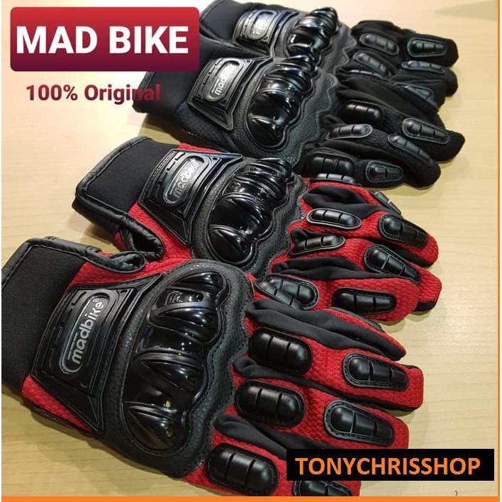 Original Gloves  Sarung Tangan MADBIKE Protector Glove Kevlar PVC Keras High Quality Extra Hard