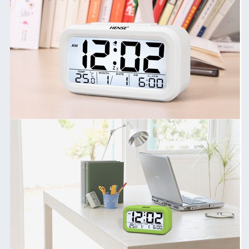 Smartfish Jam Meja Alarm Digital LCD Digital Clock Smart Digital Clock