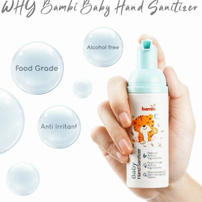 BAMBI Baby Hand Sanitizer Pembersih Tangan Bayi Food Grade