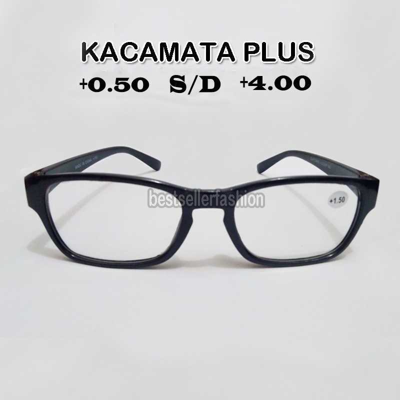 kacamata baca plus frameless pria dan wanita +1.00 s/d +4.00 Rabun Dekat