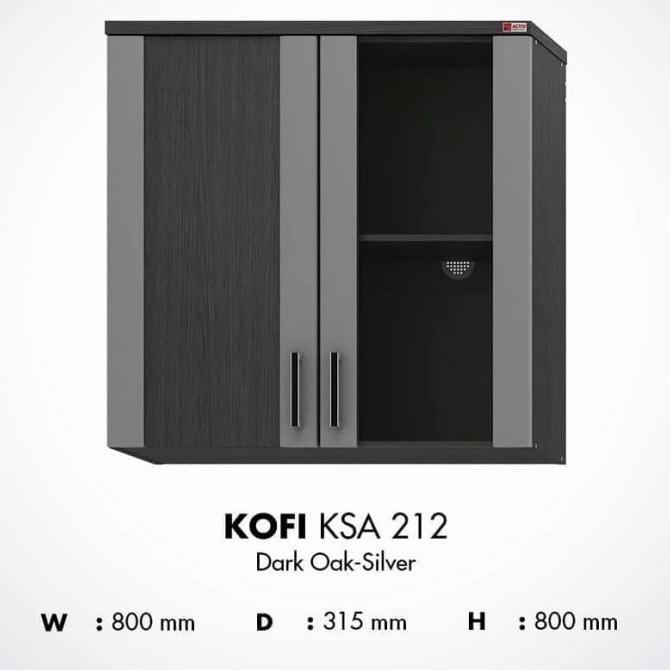 Kitchen Set Atas / Lemari Dapur Atas / Rak Dapur Atas Kofi Activ - 2 Pintu Terbaru