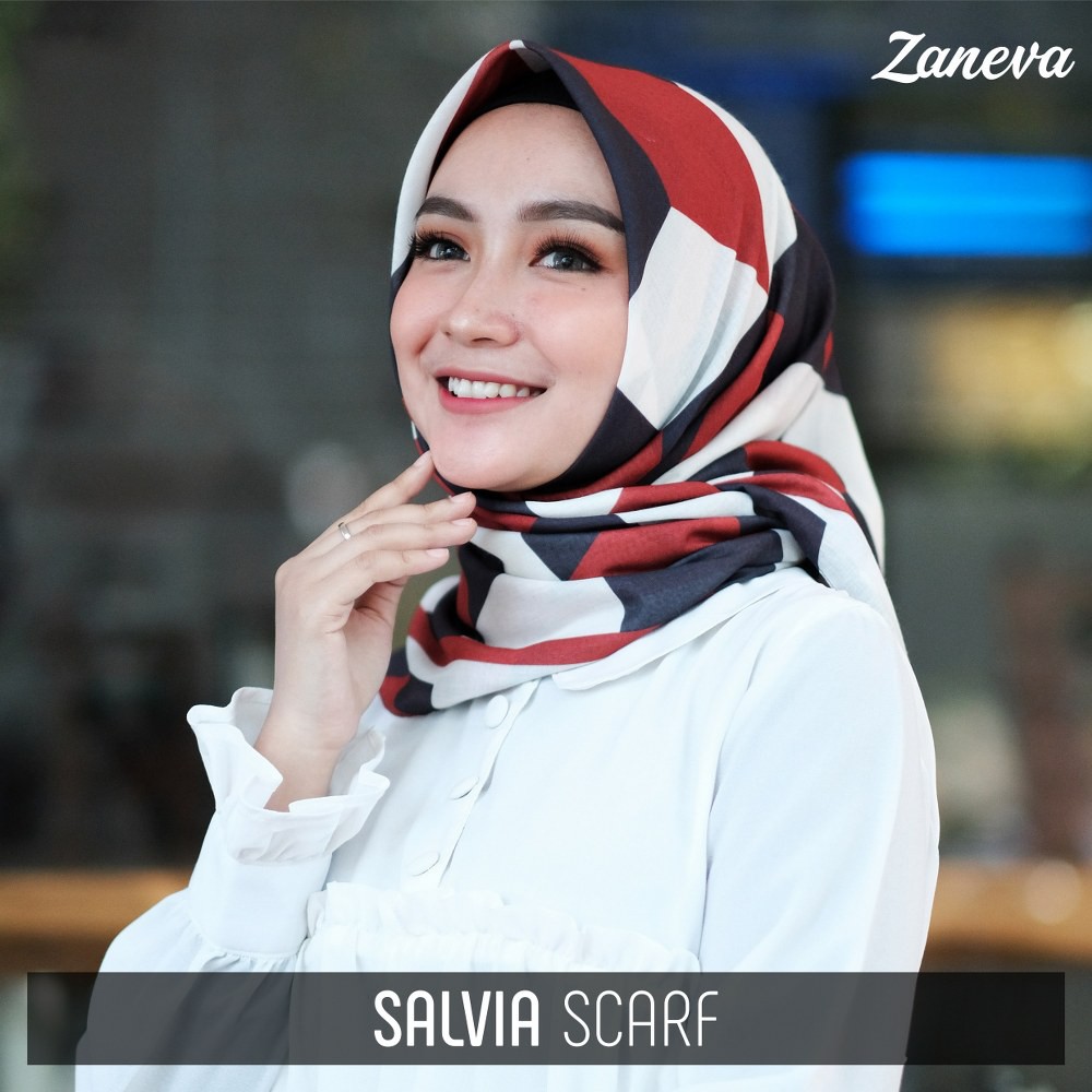 Scarf by Zaneva Hijab l FREE HIJAB POLOS