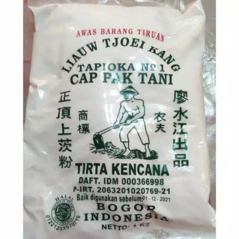 tepung tapioka cap tani 1kg