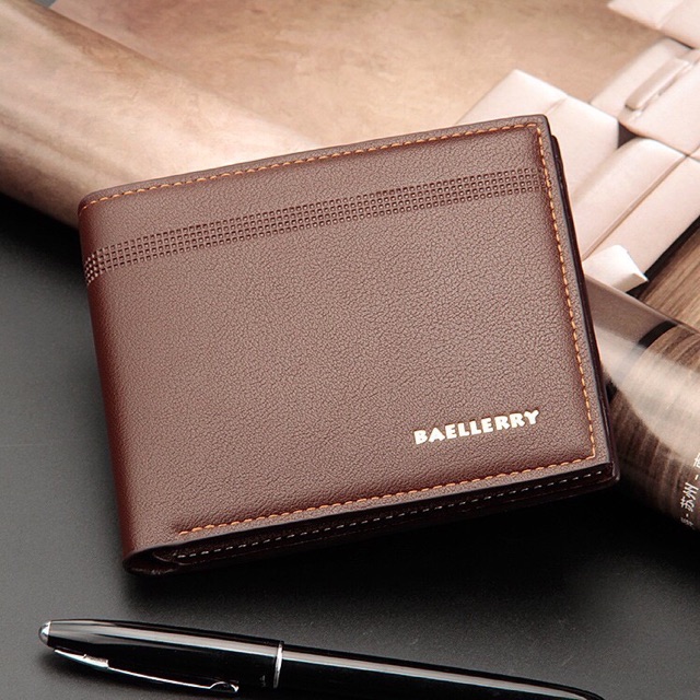 ( ORIGINAL ) DOMPET LIPAT PRIA KULIT BAELLERY