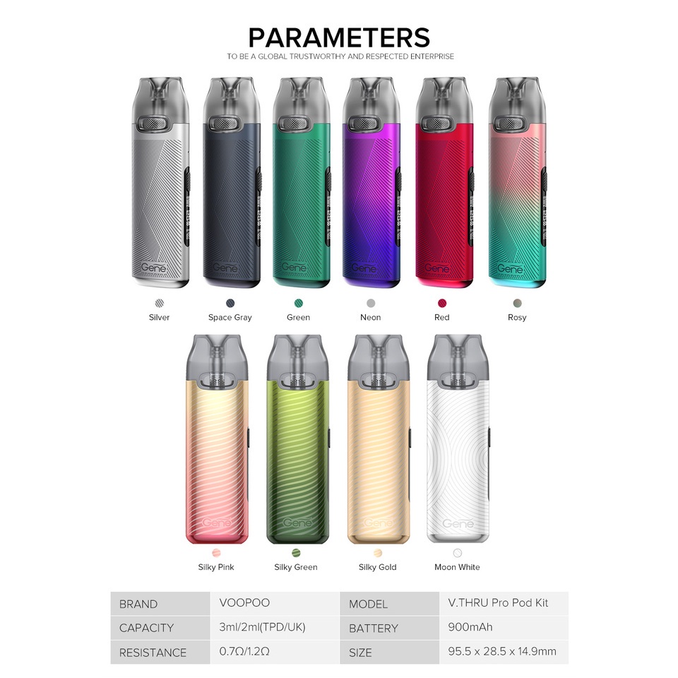 Voopoo Vthru Pro Pod Kit 900mAh 100% Authentic by Voopoo