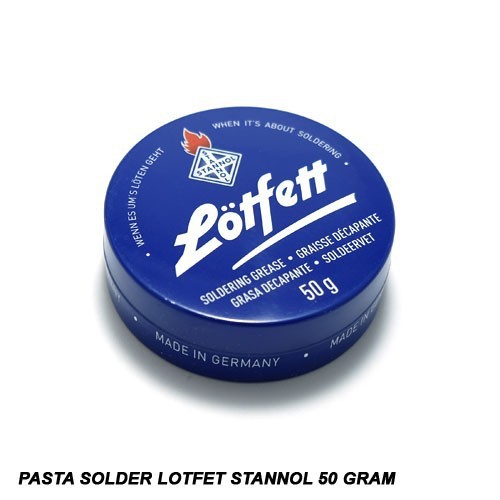 MINYAK SOLDER LOTFETT 50 GRAM PASTA SOLDERING TIMAH MADE IN GERMANY