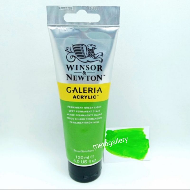 

CAT AKRILIK GALERIA ACRYLIC COLOUR 120 ML PERMANENT GREEN LIGHT WINSOR & NEWTON