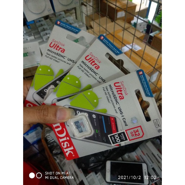 mmc Sandisk original 32 gb garansi