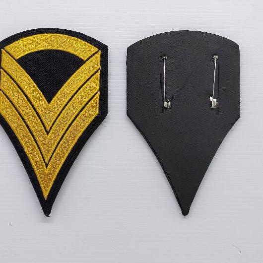 Cevron 3,1 . 3,2 Matra Darat / Cevron Pelayaran / Atribut Taruna / Cevron Bordir / Atribut Pdh / Beg