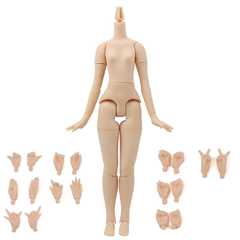 blyth doll Azone body A cup  8.5 inch 21cm height Suitable for blyth icy licca BJD doll with hands